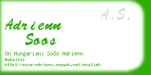 adrienn soos business card
