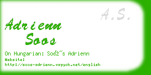 adrienn soos business card